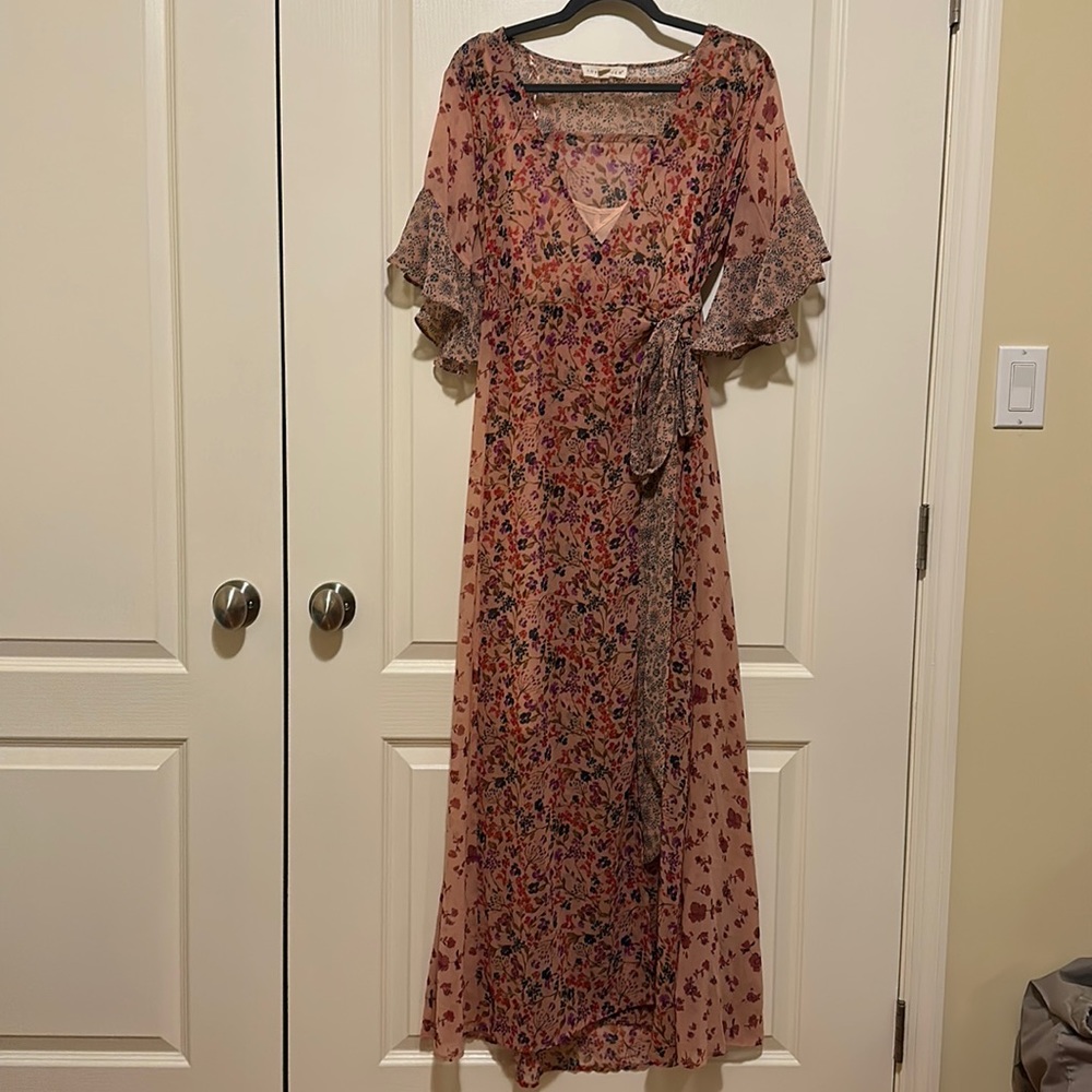 Floral maxi dress